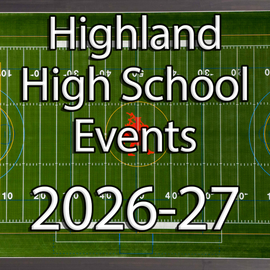 Highland High School Events 2026-27